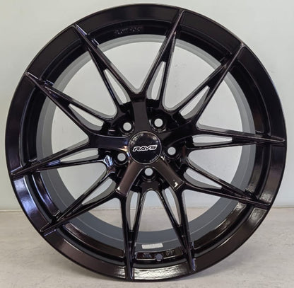 17" KR DX249A (17X7.5J/5-100) ET35 BLACK