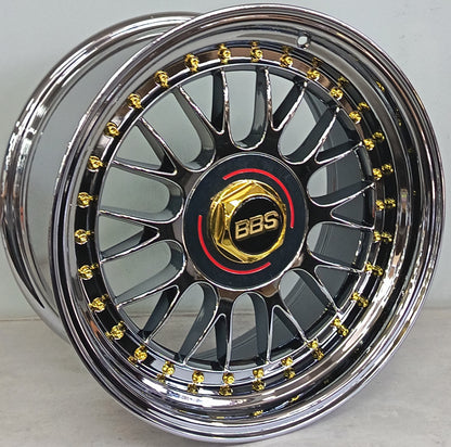 17" KR YKW7031 G (17X8.5/4-100/5-100) BL CHROME