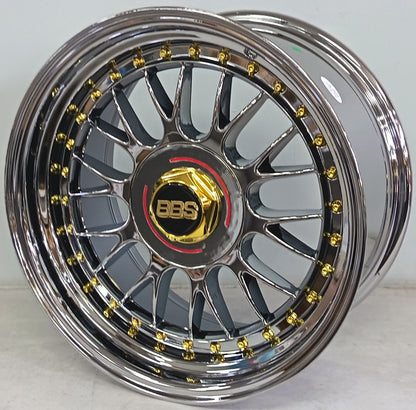 17" KR YKW7031 G (17X8.5/4-100/5-100) BL CHROME