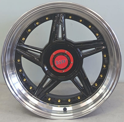 17" KR YKW7663N (17X8.5/5-100/114) BL+GO ET 20