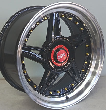 17" KR YKW7663N (17X8.5/5-100/114) BL+GO ET 20