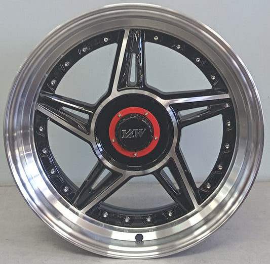 17" KR YKW7663T (17X8.5J/5-112/120) BL