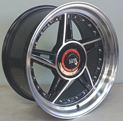 17" KR YKW7663T (17X8.5J/5-112/120) BL