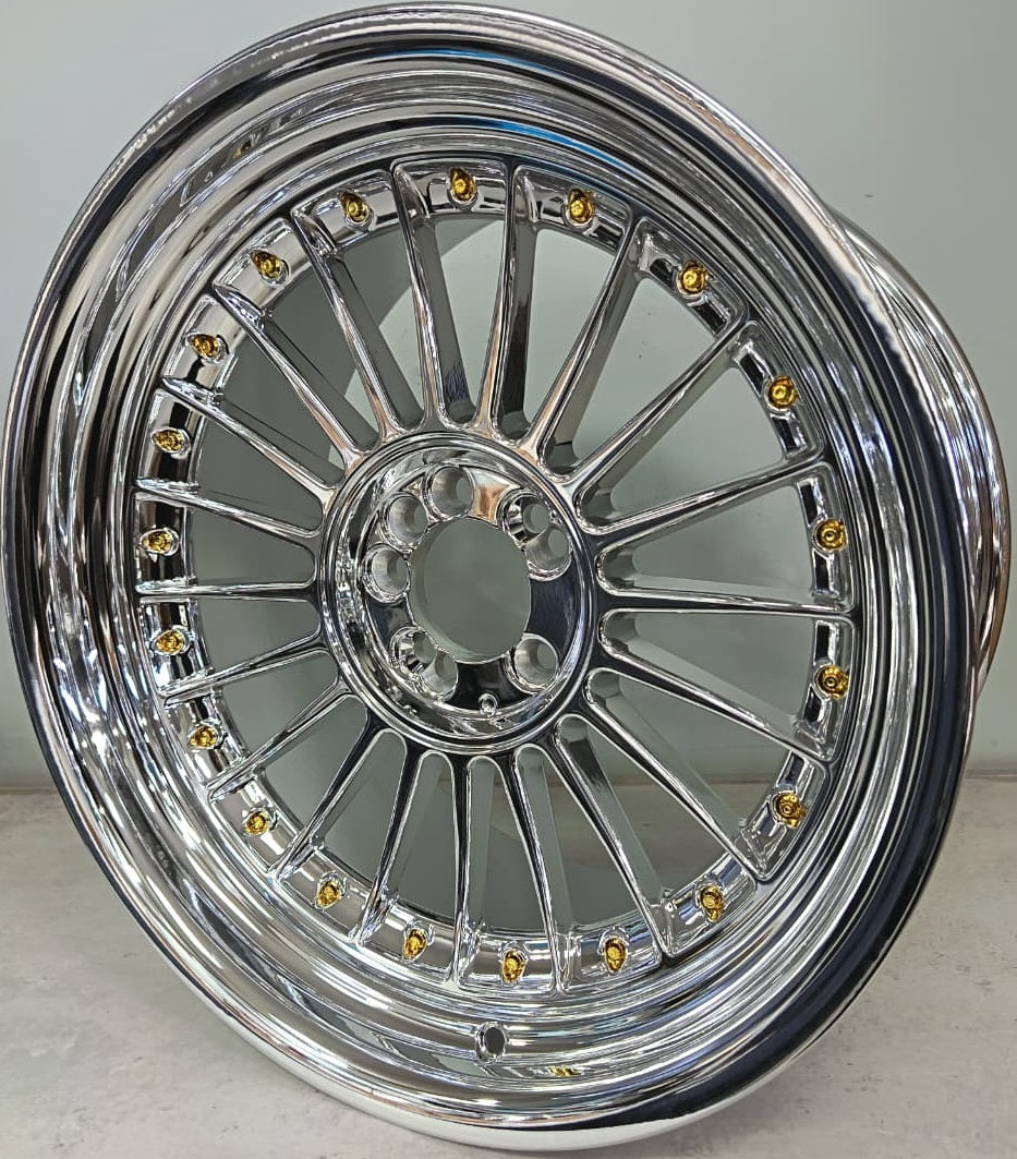 17" KR YKW7670 88/89 (17X8/9/4/5-100) CHROME N/W