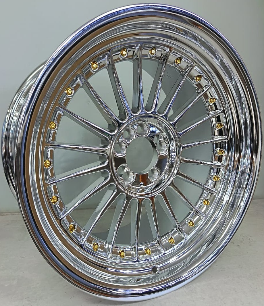 17" KR YKW7670 88/89 (17X8/9/4/5-100) CHROME N/W