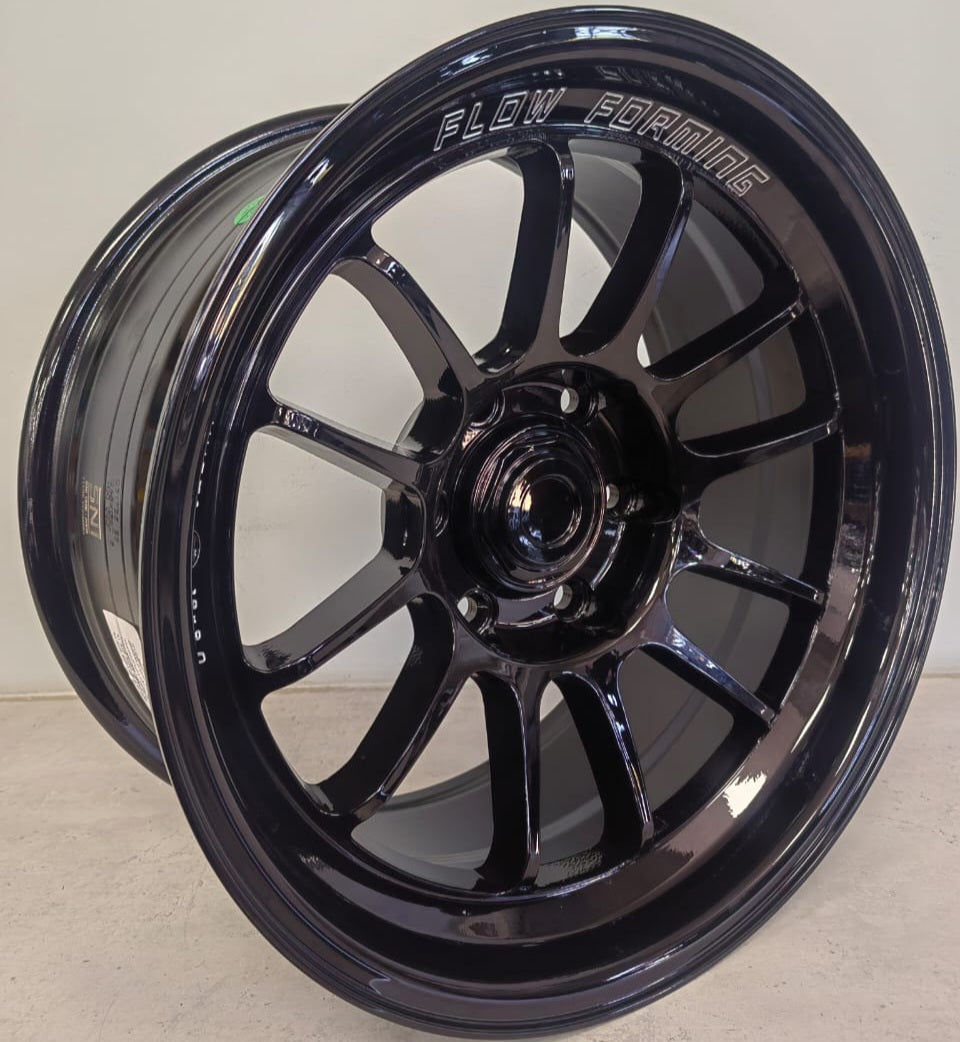 18" KR F23-1 (18X9J/6-139) ET0 BLACK+MILLING