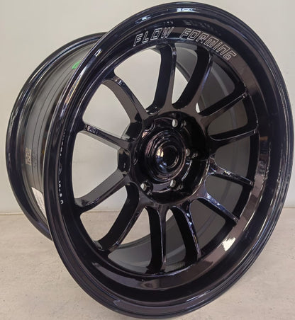 18" KR F23-1 (18X9J/6-139) ET0 BLACK+MILLING