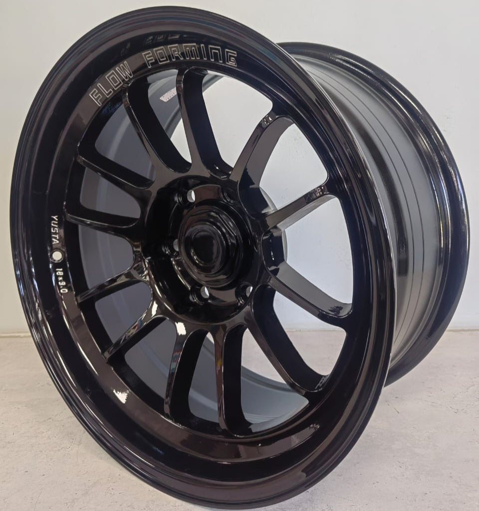 18" KR F23-1 (18X9J/6-139) ET0 BLACK+MILLING