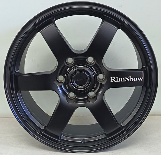 18" KR RS53 F (18X8.5/6-139) MATT BLACK