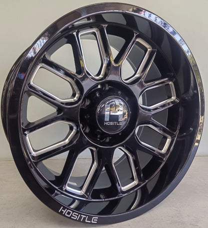 18" KR XPF018F (18X9.5/6-139) BLACK MILLING ET -12