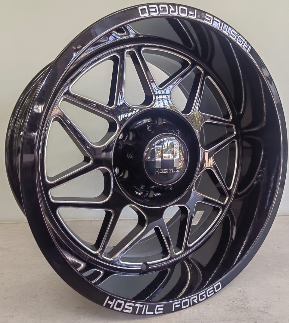 18" KR XPF019B (18X9.5/6-139) BLACK MILLING ET -12