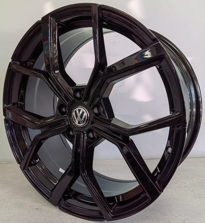 19" KR 610 (19X8J/5-112) ET45  BLACK VW