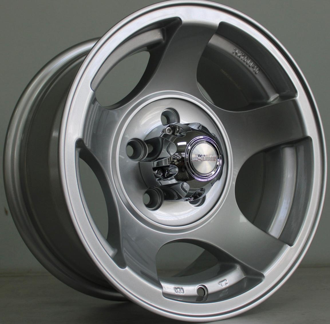 14" ALINE BZR 4X4 (14X7J/5-114) ARCTIC SILVER