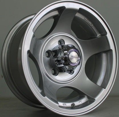 14" ALINE BZR 4X4 (14X7J/5-114) ARCTIC SILVER