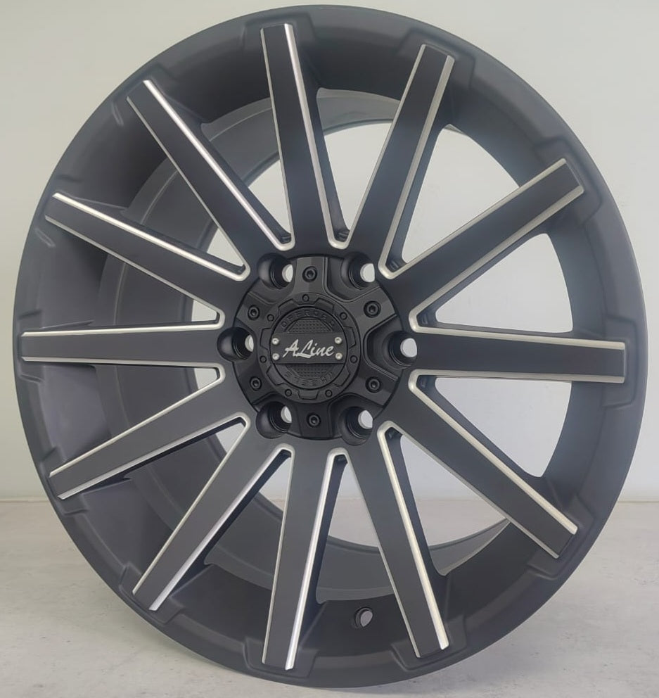 17" ALINE DARE (17X9J/6-139) 4X4 ET15 STBLKMILLED
