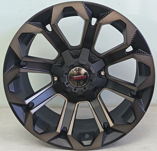 17" ALINE HURRICANE (17X9J/6-139) 4X4 25STBLKTNTBR