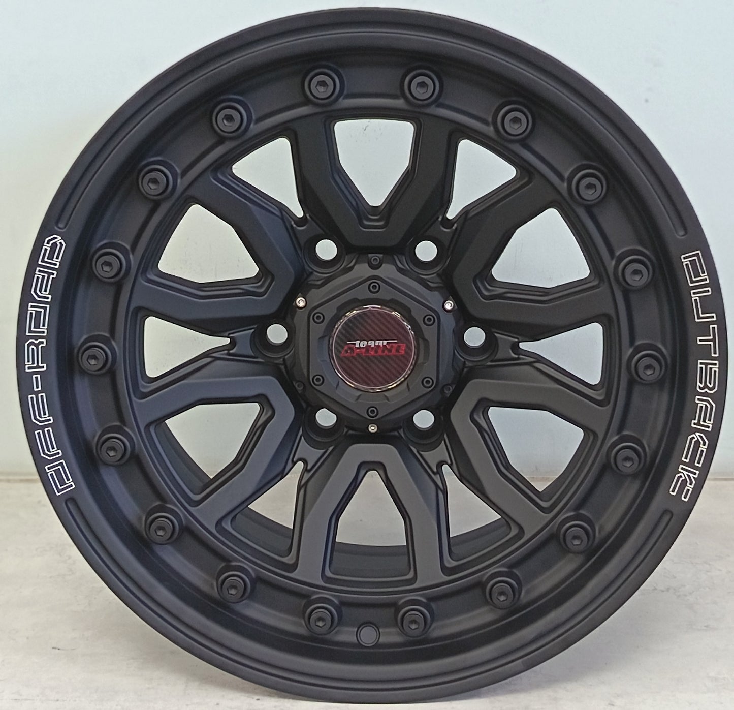 16" ALINE WARRIOR (16X8.5/6-139) STBLK