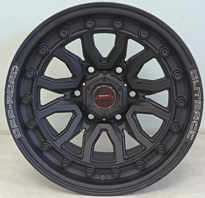 16" ALINE WARRIOR (16X8.5/6-139) STBLK