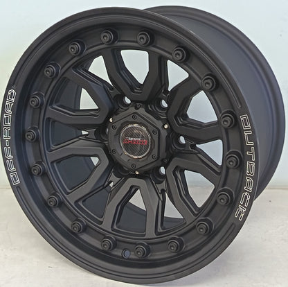 16" ALINE WARRIOR (16X8.5/6-139) STBLK