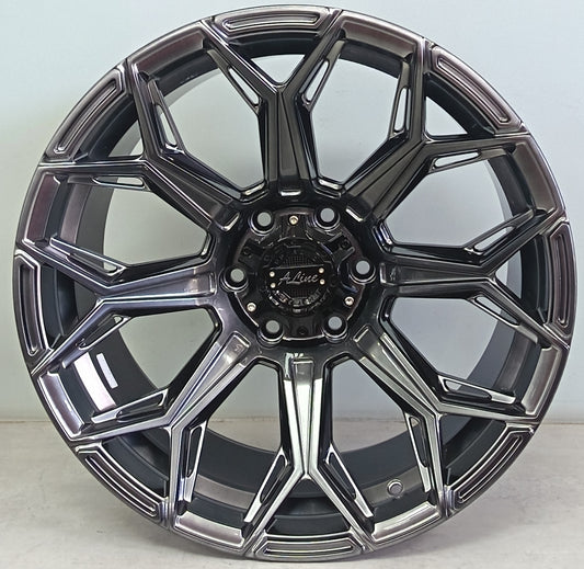 20" ALINE OVERDRIVE (20X10/6-139) HYPERBLK