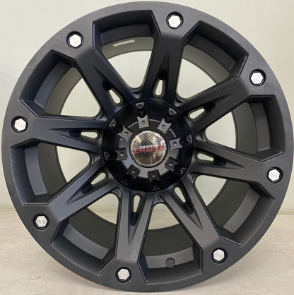 17" ALINE HAZARD (17X9/6-139) ET-6 STBLK