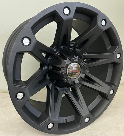 17" ALINE HAZARD (17X9/6-139) ET-6 STBLK