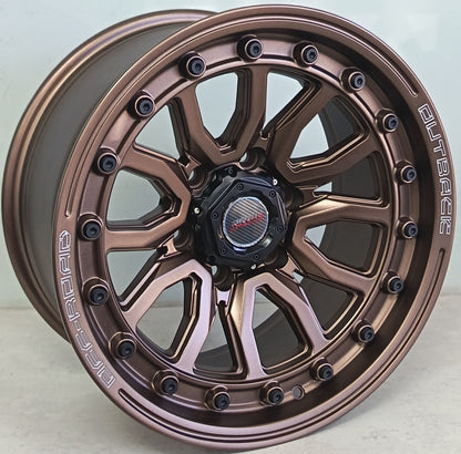 17" ALINE WARRIOR (17X8.5/6-139) BRNZ