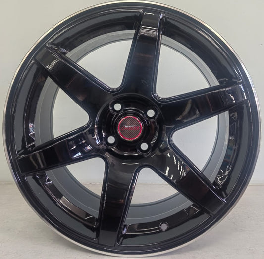17" ALINE ACID (17X8J/4-100) ET35 SLBLK
