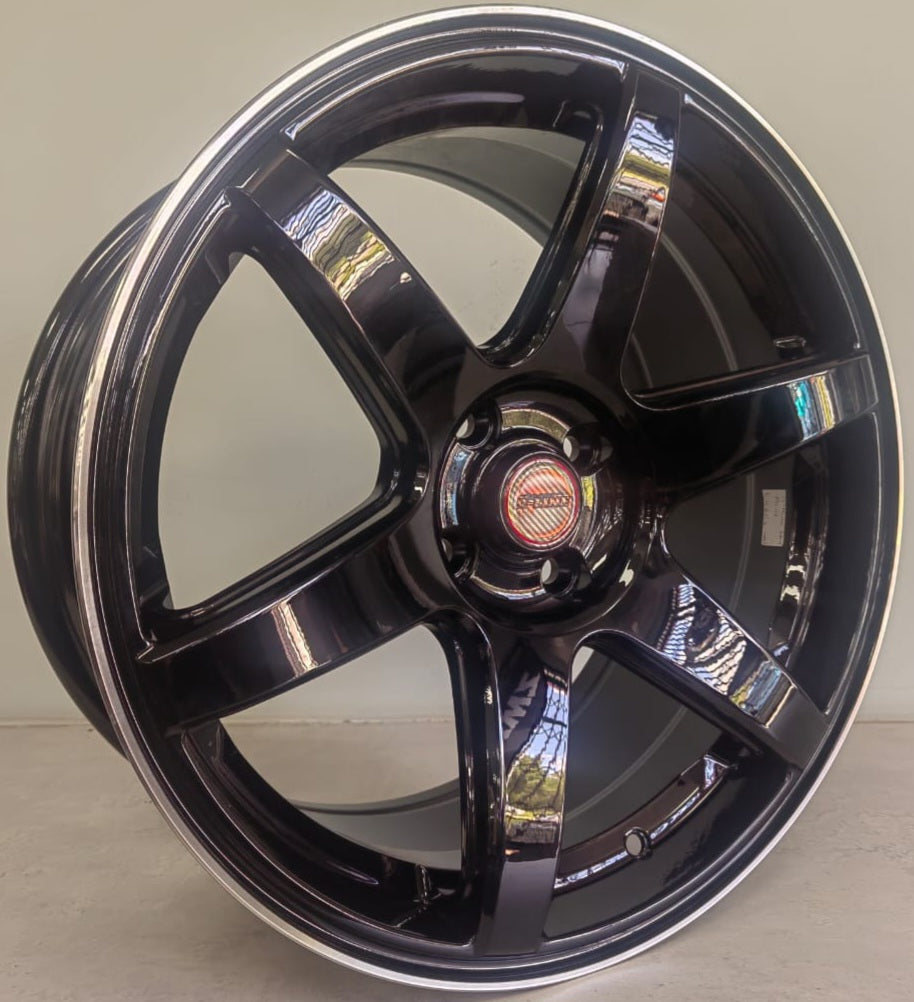17" ALINE ACID (17X8J/4-100) ET35 SLBLK