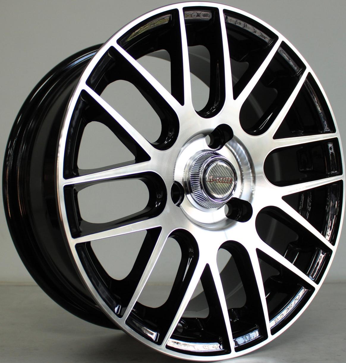 14" ALINE OCTANE (14X6J/3-100) ET35 BKMF