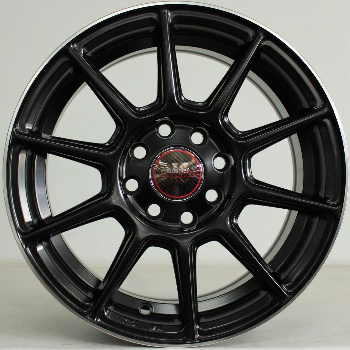 14" ALINE SPREE (14X6J/4-100/108) ET35 VELBLKML