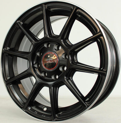 14" ALINE SPREE (14X6J/4-100/108) ET35 VELBLKML