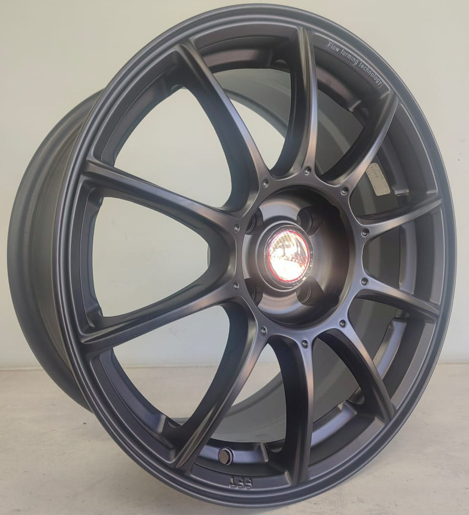 16" ALINE HYPE (16X7J/4-100) ET35 SLBLK FLO FORM