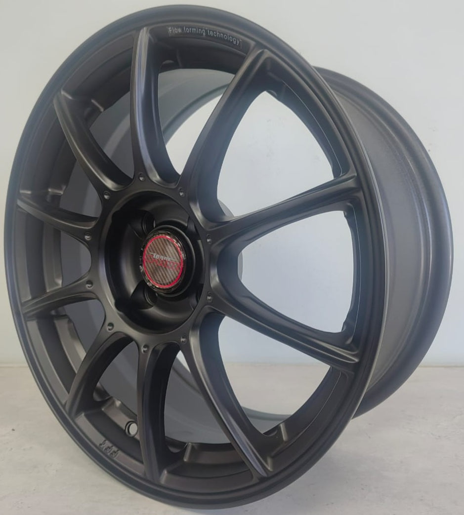 16" ALINE HYPE (16X7J/4-100) ET35 SLBLK FLO FORM