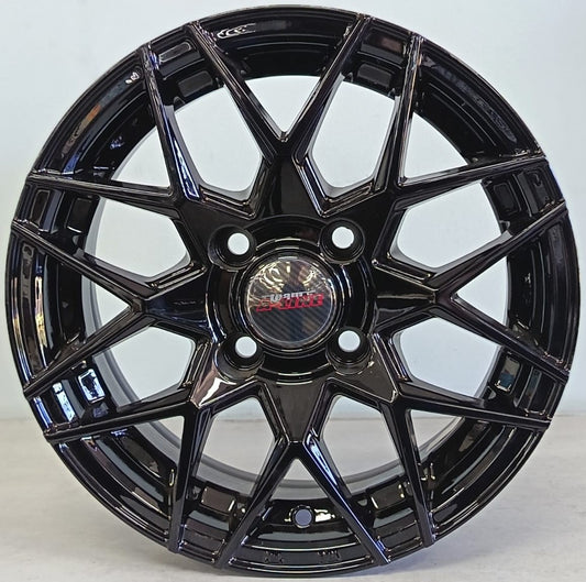 13" ALINE ELEMENT (13X5.5J/4-100) ET25 GLOSSBLK