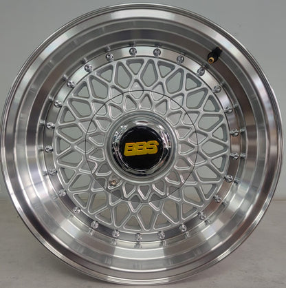 15" ZAXX LK1048 (15X7J/6-139) SILVER BBS