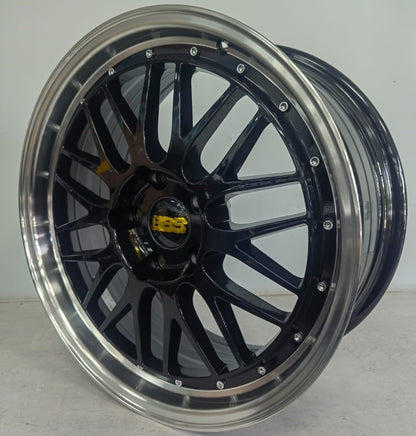 18" NDT OTA112 (18X8J/5-120) ET35 BLK+MLIP BBS