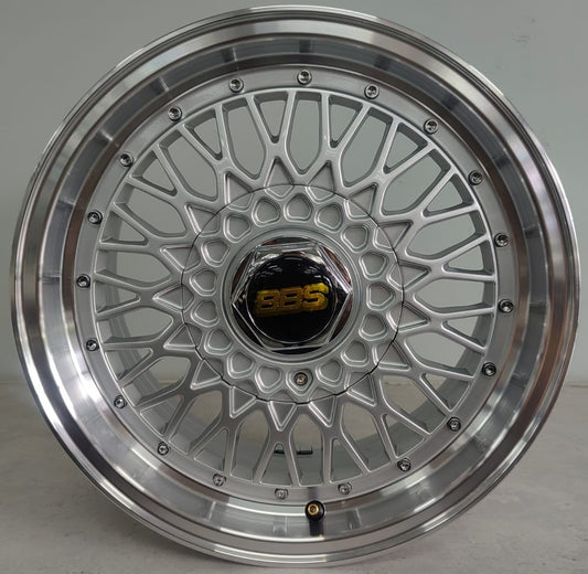 15" NDT OTA118 (15X6.5J/4-100/114) ET35 SILVML BBS