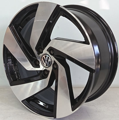 17" CONCEPT F605773 (17X7.5J/5-100) ET45 BLK MACH